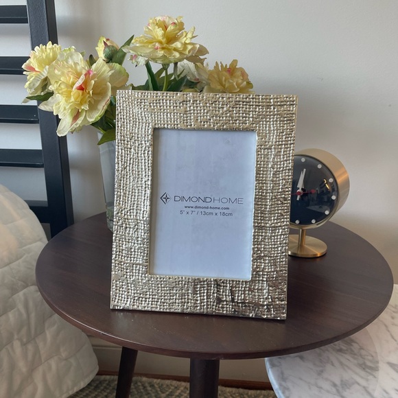 Mitchell Gold + Bob Williams Other - Mitchell Gold + Bob Williams Handmade Silver Picture Frame 5x7 Photo - NEW
